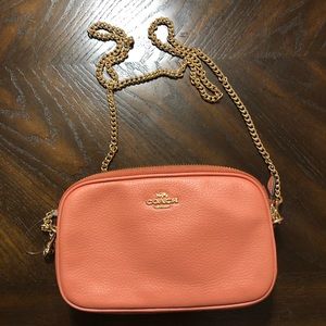 Coach crossbody chain strap purse